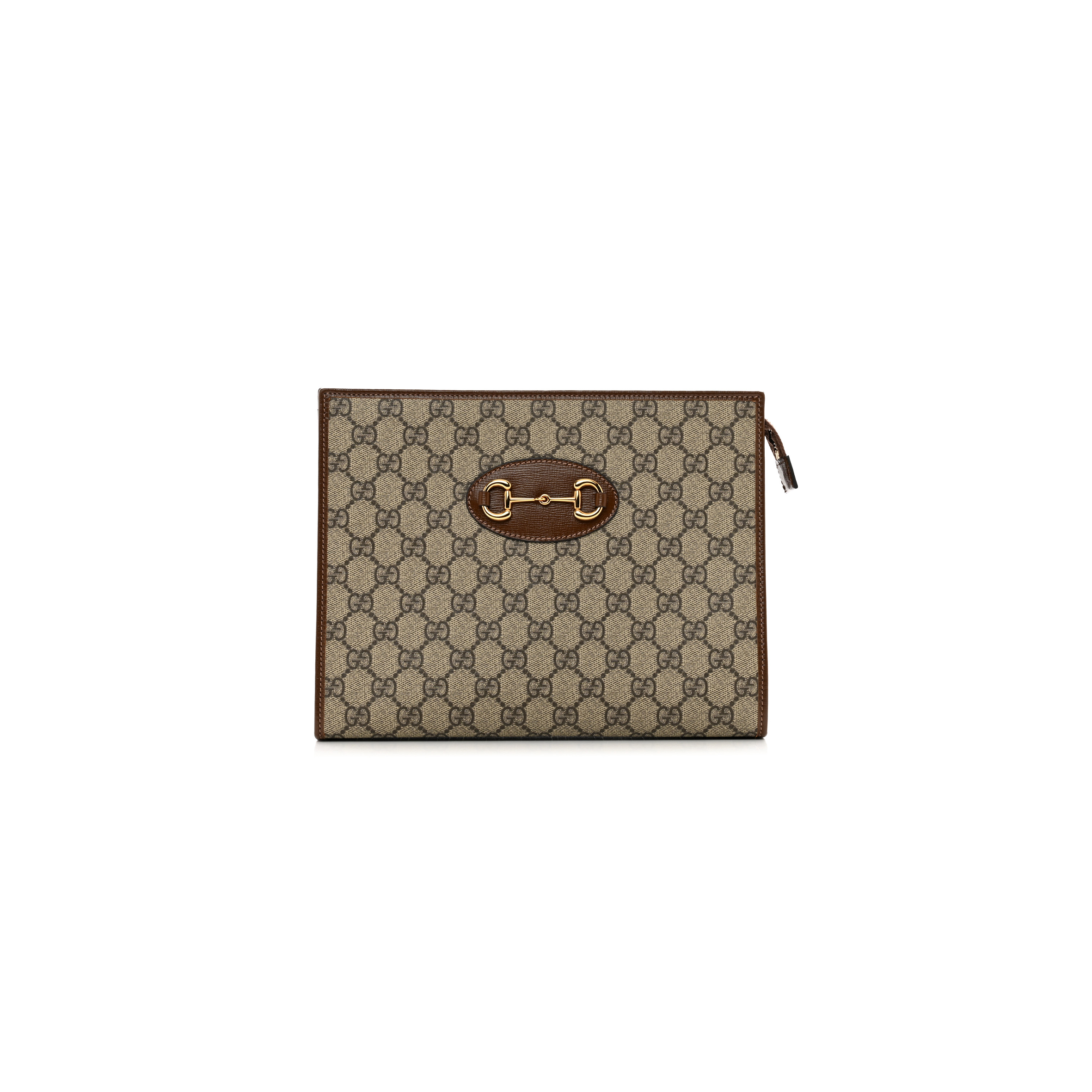 G*u*i horsebit zip pouch 621890 (25.5*20.5*6cm)